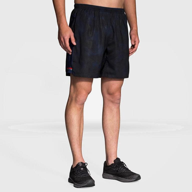 Brooks Sherpa 7 2-In-1 Israel - Men's Running Shorts - Grey (15876-BRQU)